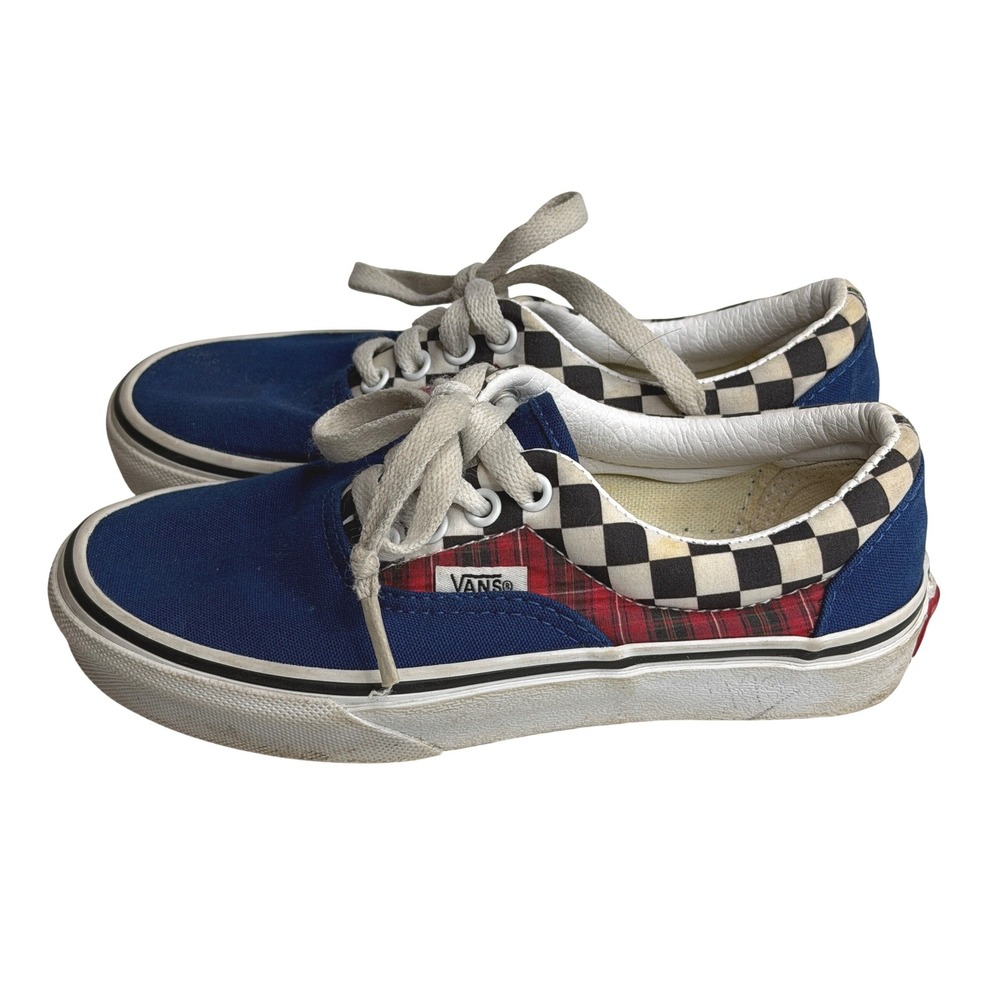 Vans Era Plaid‎ Checkerboard Sneakers Kids 13.5